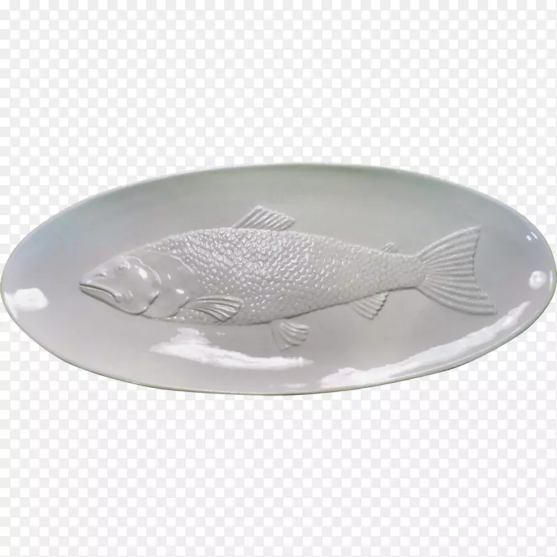 盘子餐具鱼-鲑鱼