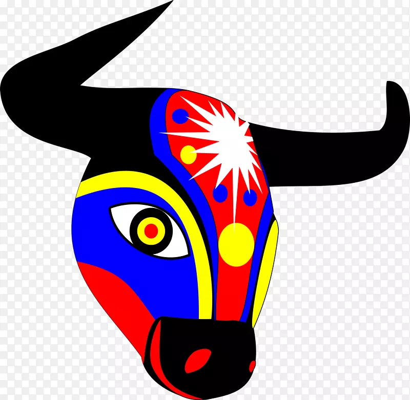巴兰基拉的狂欢节面具手工艺公牛