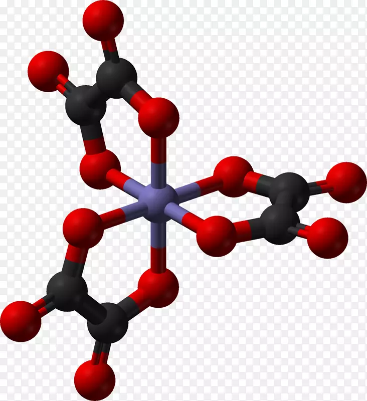 八面体分子几何配位配合物草酸盐分子OX