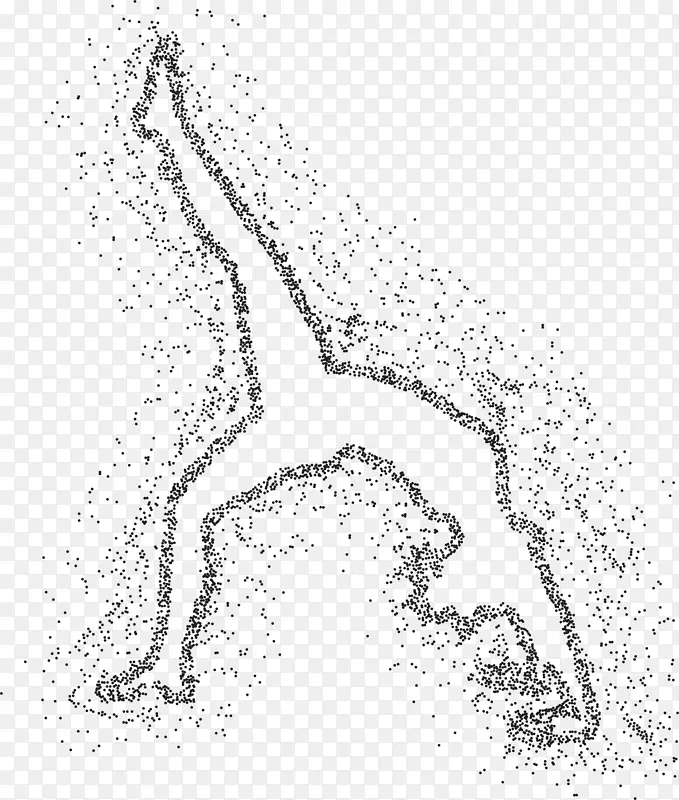 线描视觉艺术.粒子