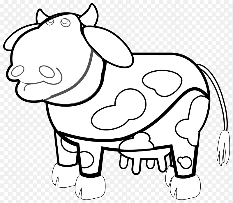 格恩西岛牛，荷斯坦牛，弗里斯坦牛，计算机图标，剪贴画-牛卡通