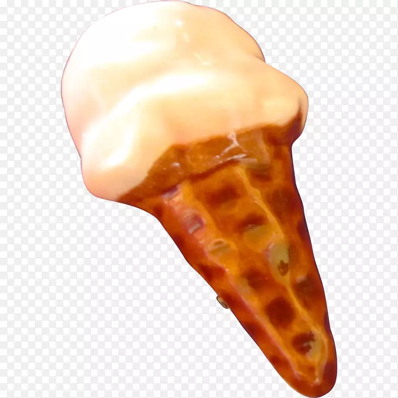 冰淇淋圆锥形冷冻甜点口味冰淇淋筒