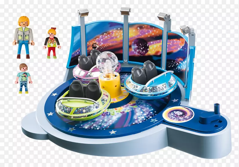 Playmobil玩具游戏秋千-游乐园