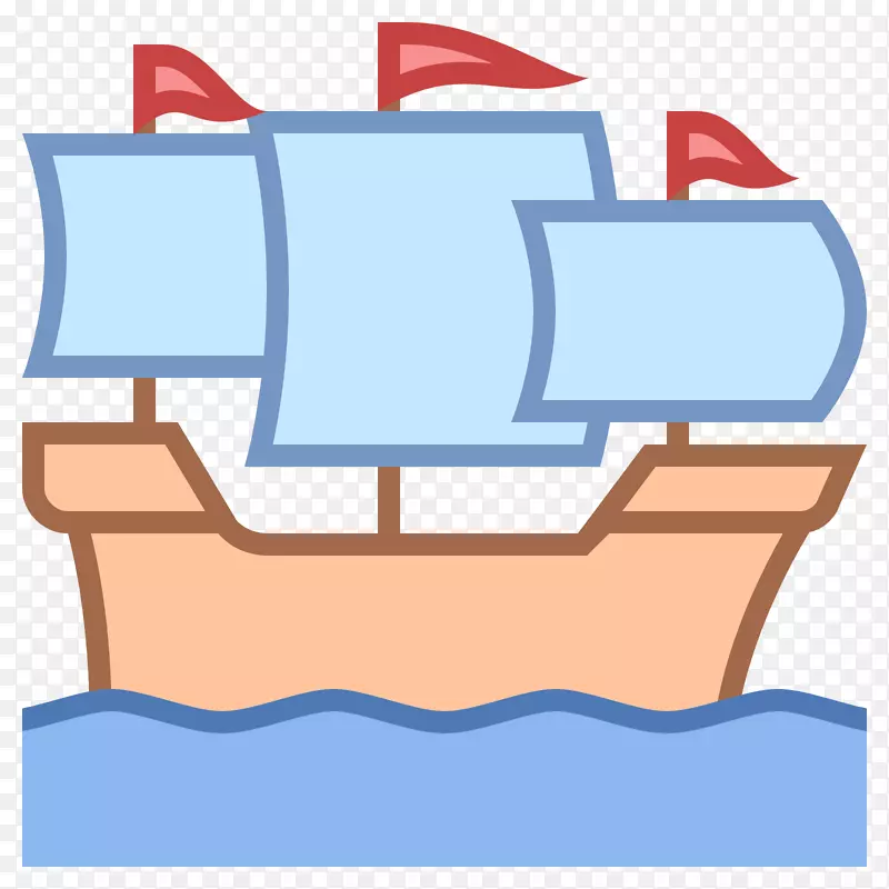 帆船电脑图标剪辑艺术帆船