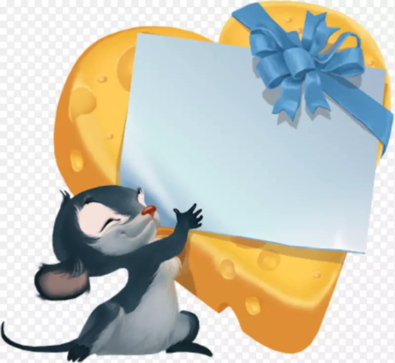 电脑鼠标奶酪生日蛋糕剪贴画