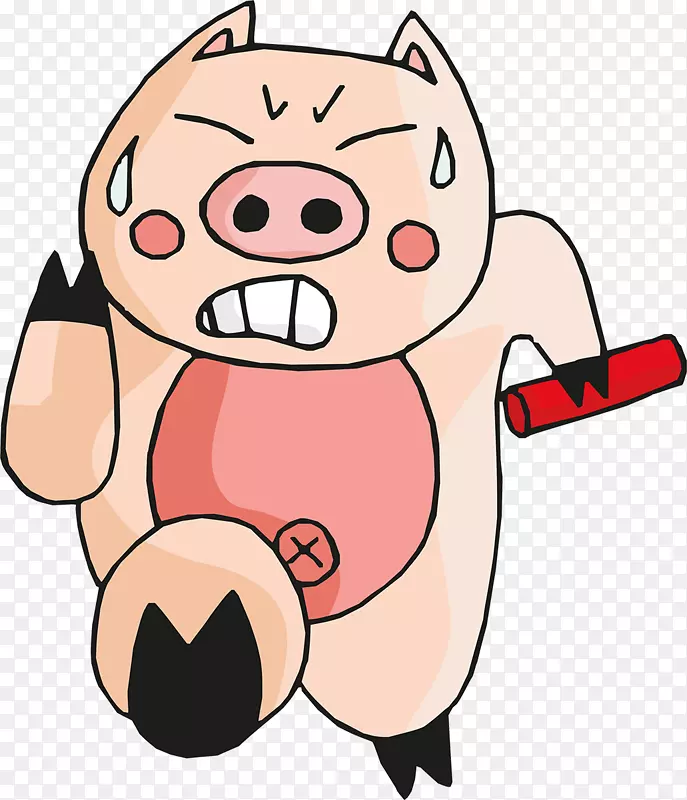 运行动画-猪