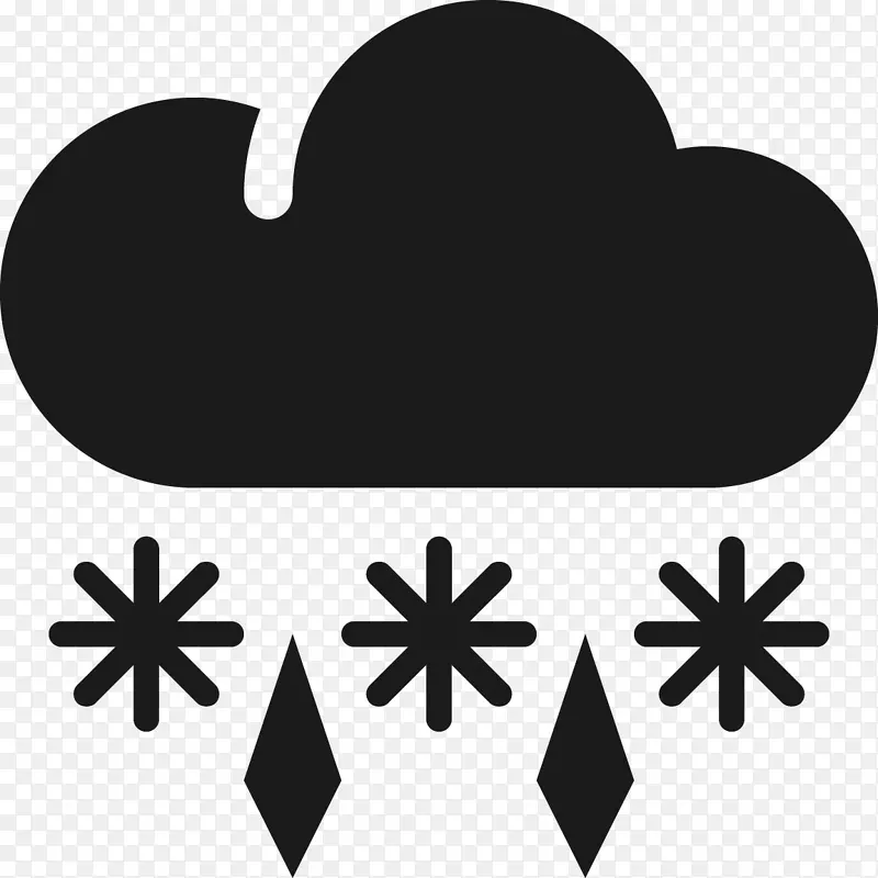 雪花电脑图标符号剪辑艺术天气
