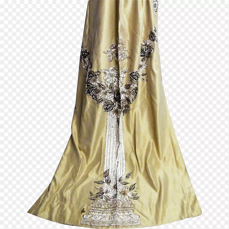 长袍丝绸缎裙