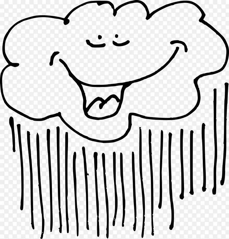 雨夹艺术-卡通云
