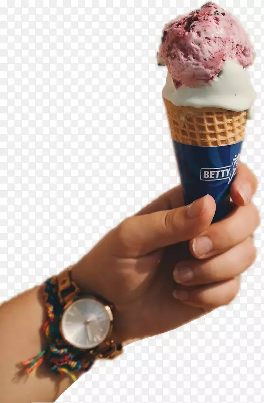 冰淇淋锥冰淇淋牛奶冰淇淋