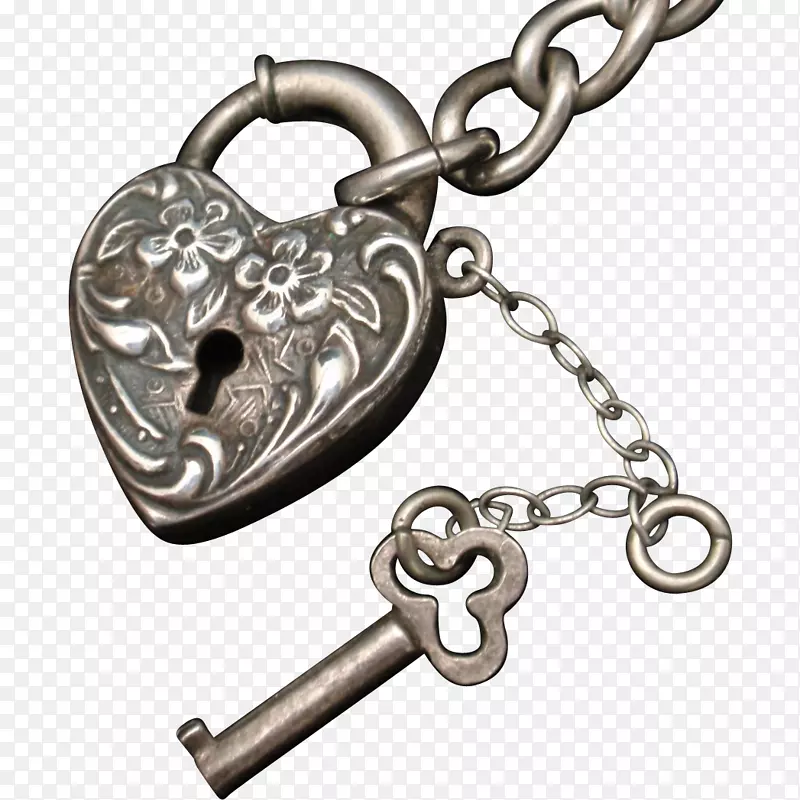 珠宝挂锁银制手镯挂锁