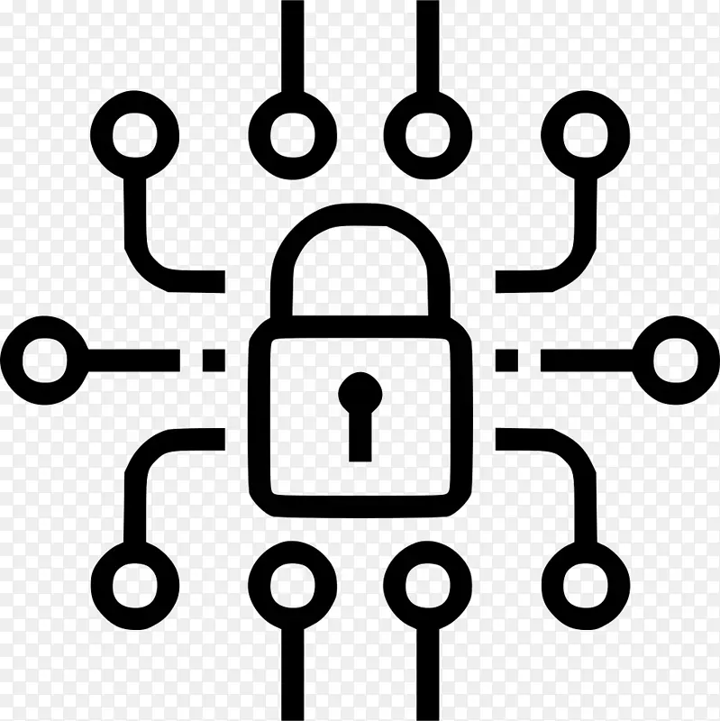 计算机图标计算机安全信息计算机网络挂锁