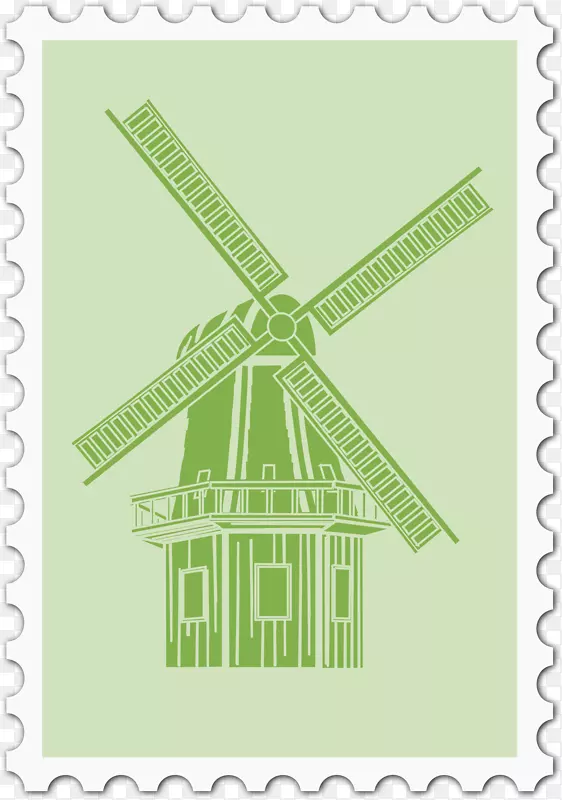 荷兰邮票邮夹艺术-邮政邮票