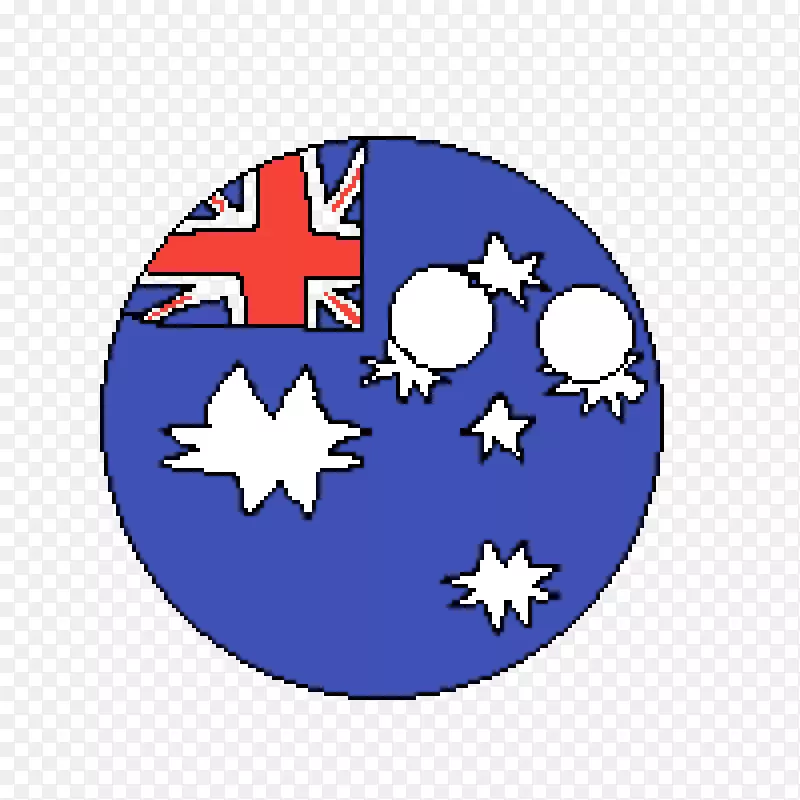 钴蓝色移民教育符号圆圈字体-澳大利亚