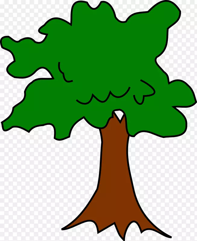 木本植物剪贴画-爱情树