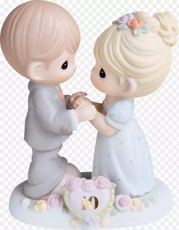 珍贵时刻公司婚礼礼品比萨瓷雕像结婚蛋糕