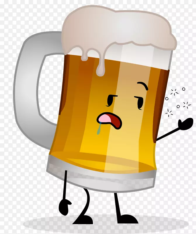 啤酒杯根啤酒剪辑艺术-啤酒