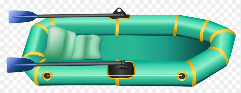 充气艇皮划艇剪贴画-25