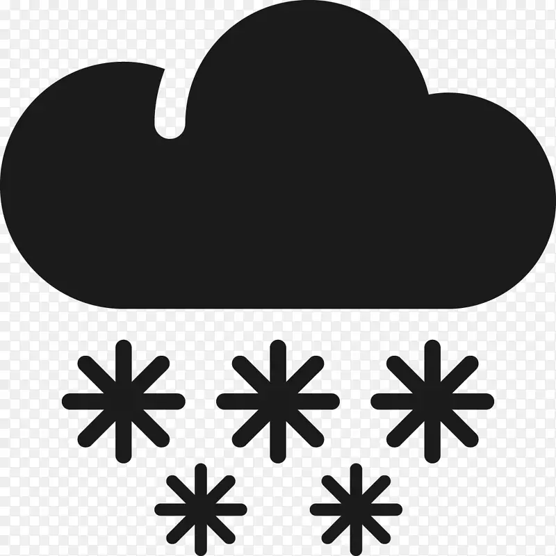 电脑图标雪天气
