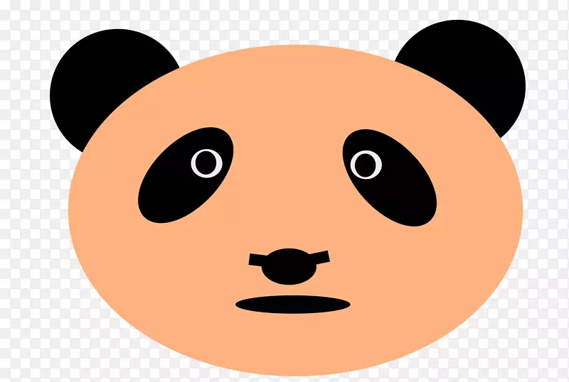 大熊猫熊剪贴画-熊猫水彩画