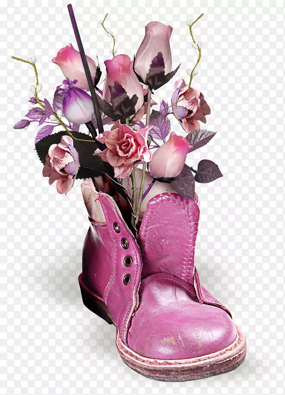 花卉花束剪贴设计摄影-紫玫瑰