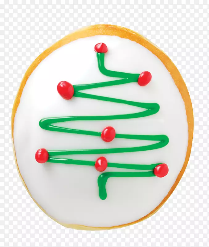 甜甜圈，糖霜和糖霜，圣诞节餐厅-甜甜圈