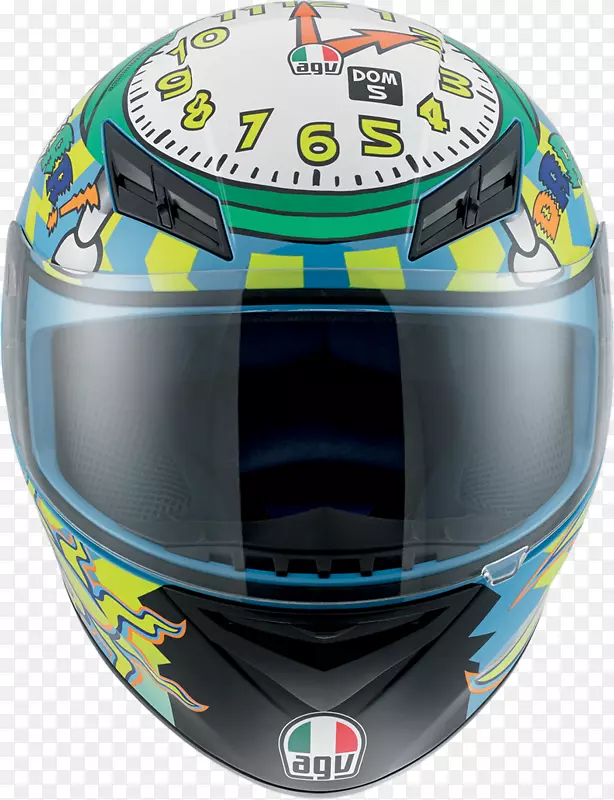 摩托车头盔AGV圣马力诺和里米尼的海岸摩托车大奖赛-瓦伦蒂诺罗西