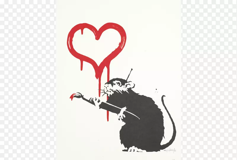 丝网印刷艺术博物馆老鼠艺术家-涂鸦