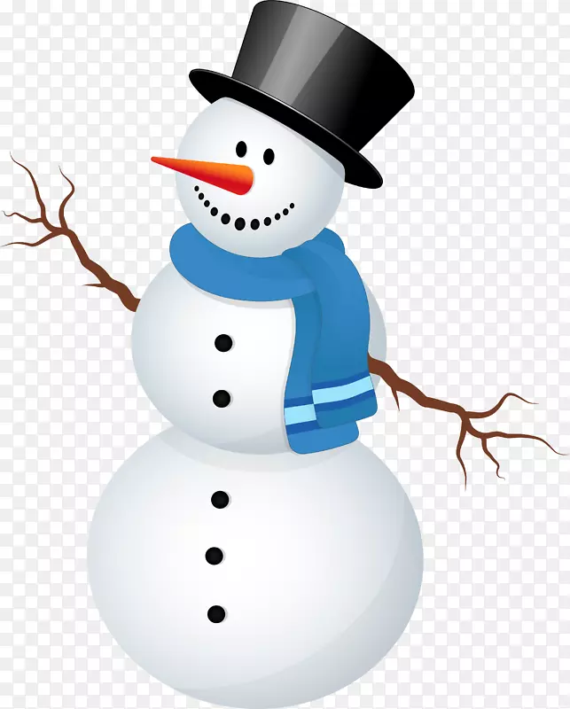 雪人摄影-免费剪贴画-新年