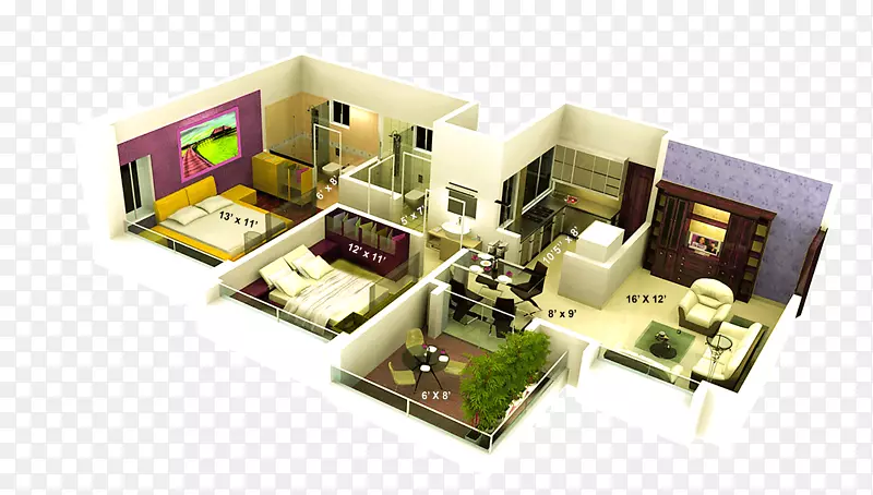 住宅平面图平方尺室内设计服务.楼层