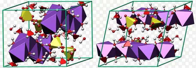 硫酸钠晶体结构芒硝矿物