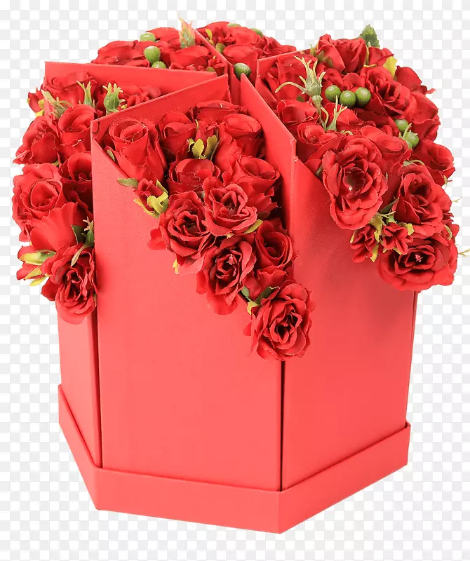 切花花卉花束花园玫瑰-花盒