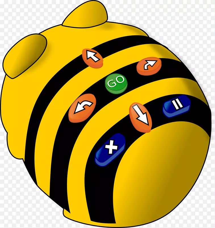 互联网机器人电脑图标剪贴画-蜜蜂