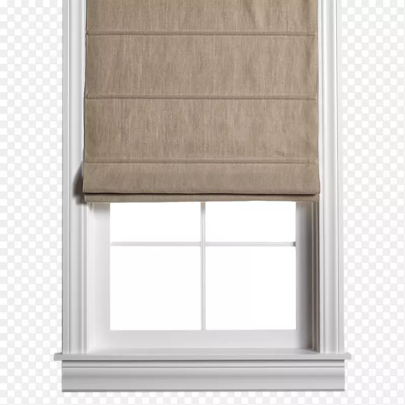 窗帘和窗帘罗马窗帘亚麻布窗户处理.亚麻