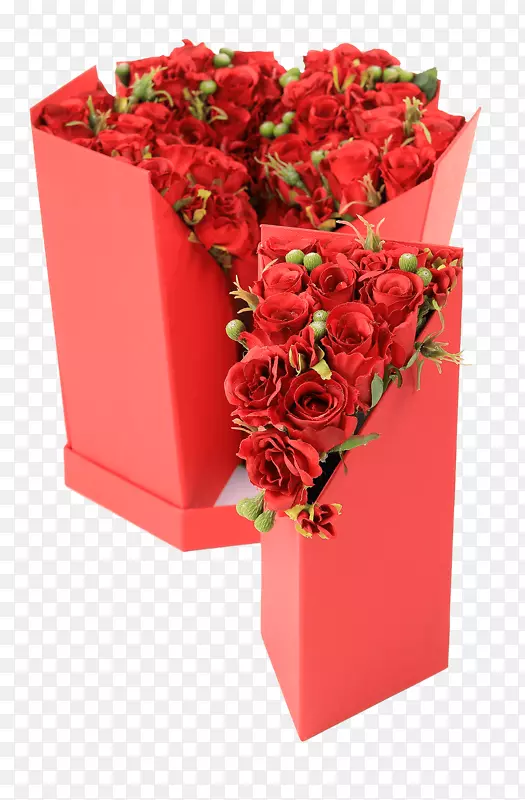 切花花卉设计花园玫瑰花盒-花盒