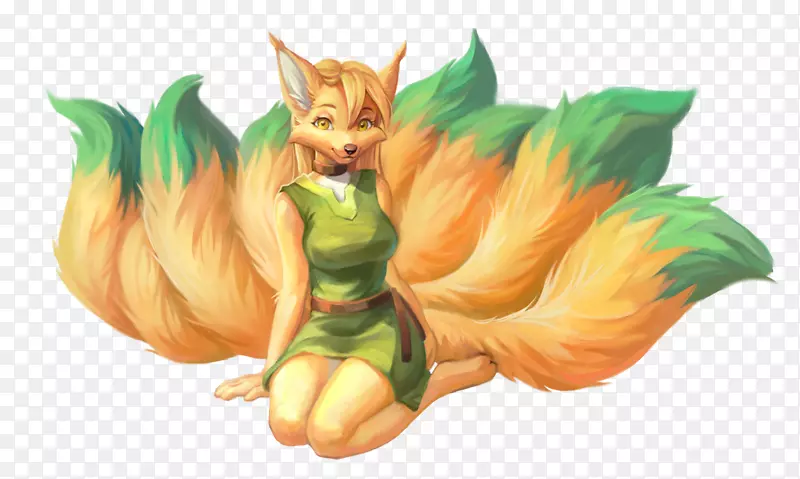 毛茸茸的扇狐艺术-狐狸