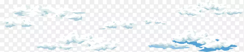 线条艺术微软蔚蓝云计算-云