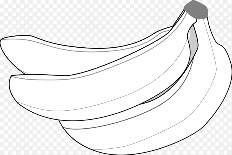香蕉平面设计单色摄影剪贴画-香蕉