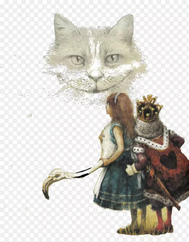 “爱丽丝在仙境中的冒险”柴郡猫书-“爱丽丝在仙境”