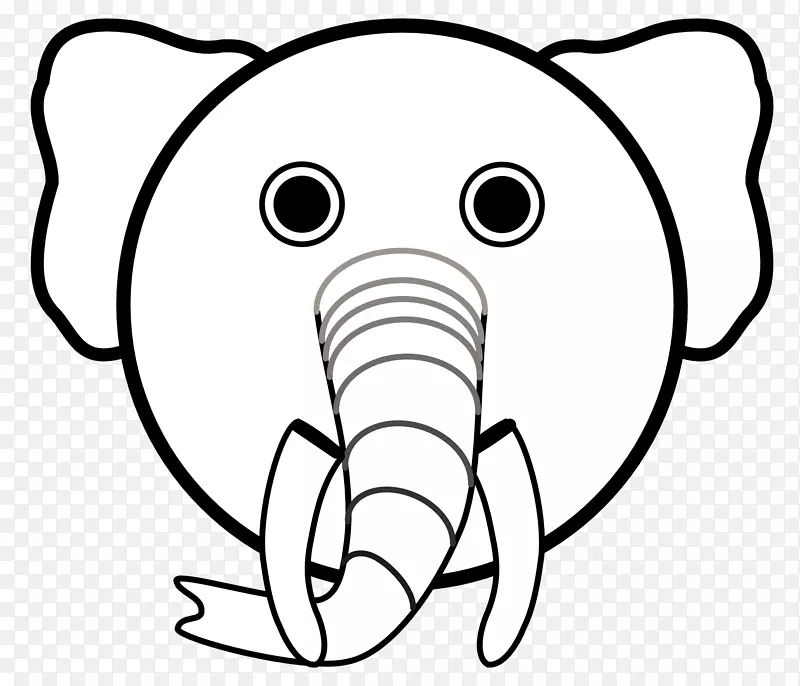 大象动画剪贴画-大象