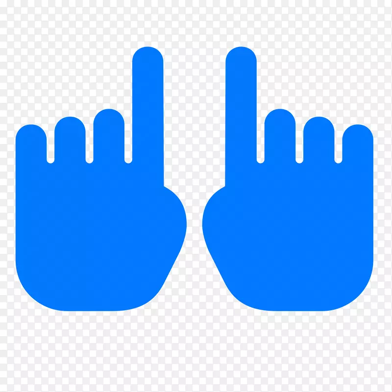 电脑图标手指拇指手