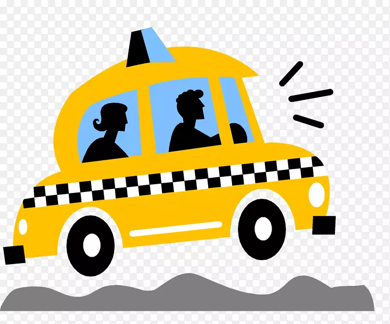 纽约市黄色出租车运输袋-a-出租车司机出租车