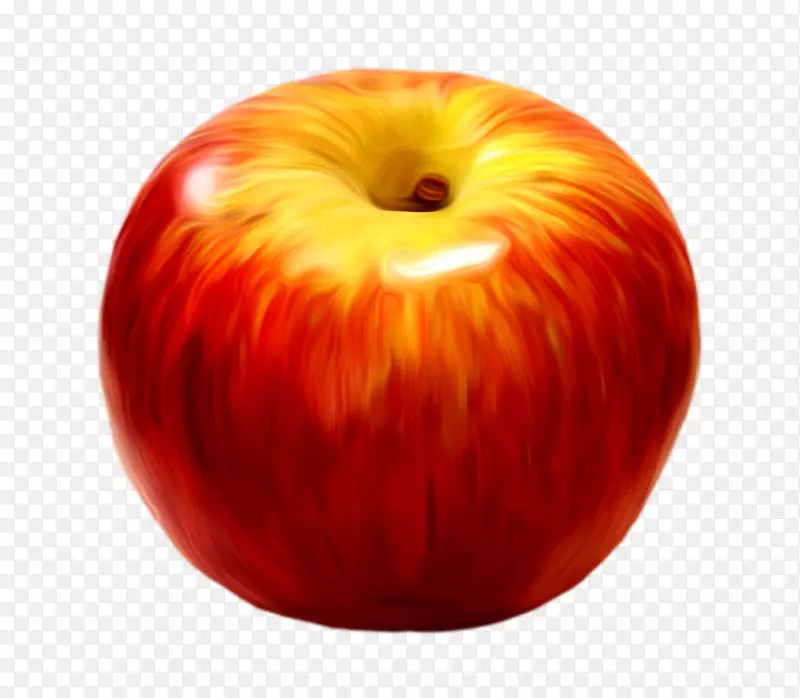苹果油画-苹果水果