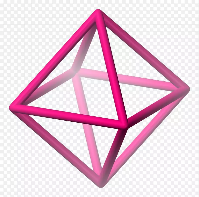 八面体形三维空间柏拉图式立体几何体