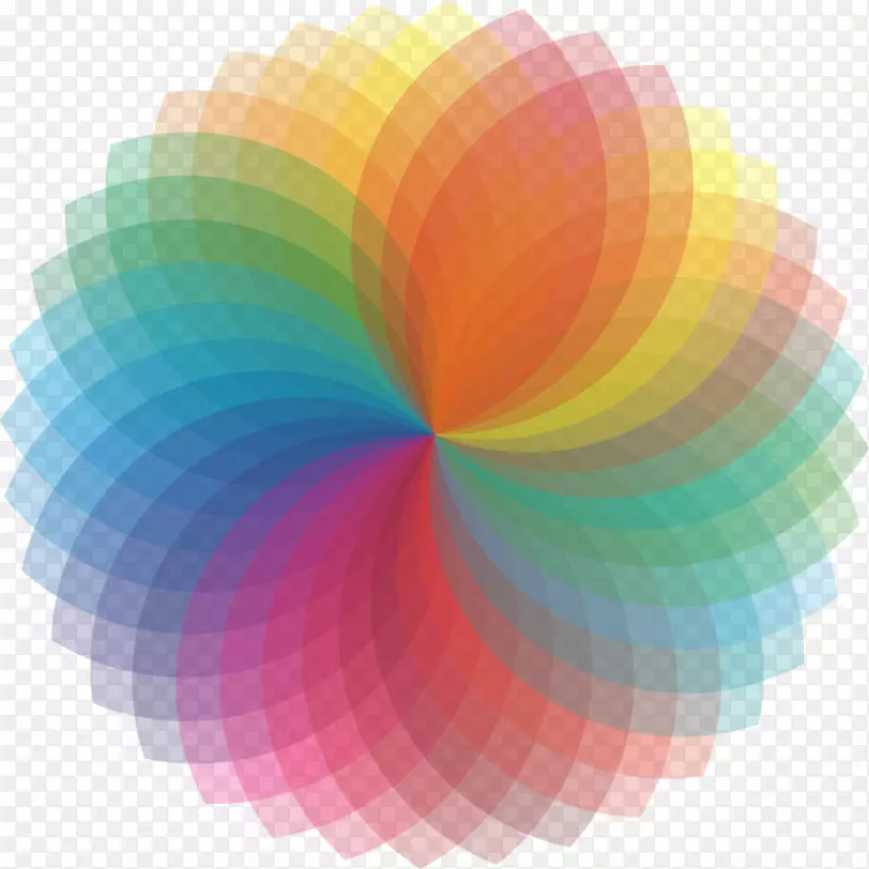 螺旋电磁光谱几何.颜色