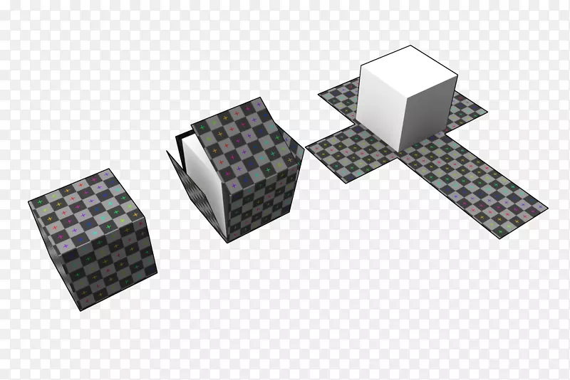 UV贴图纹理映射立方体三维建模-立方体