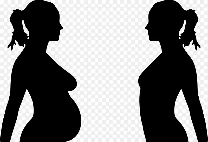 怀孕母乳喂养婴儿分娩-轮廓