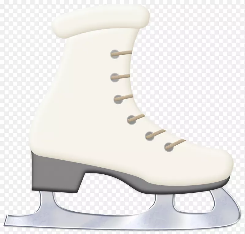溜冰鞋剪贴画冰上溜冰鞋