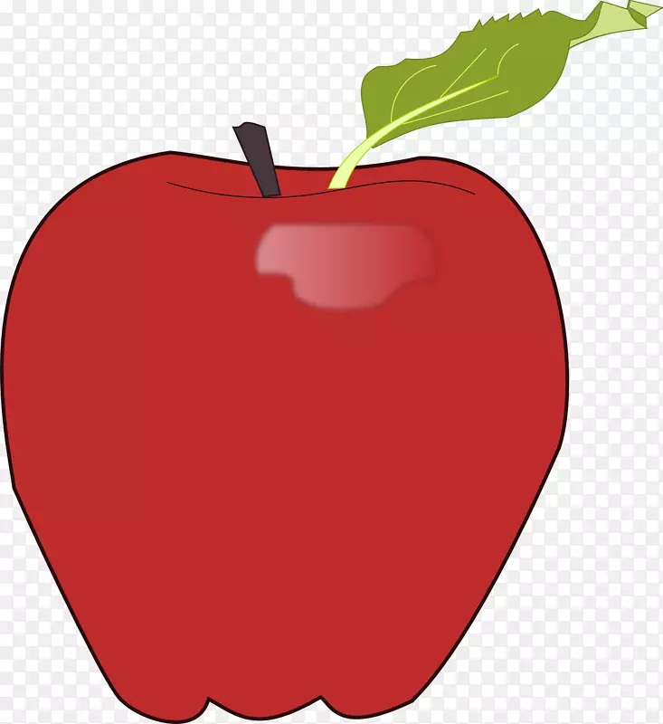 苹果剪贴画-苹果水果