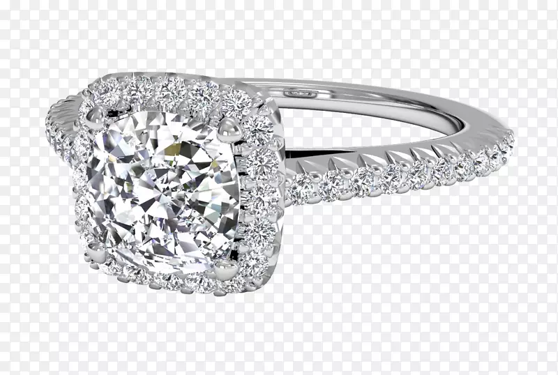 订婚戒指珠宝结婚戒指钻石切割结婚戒指
